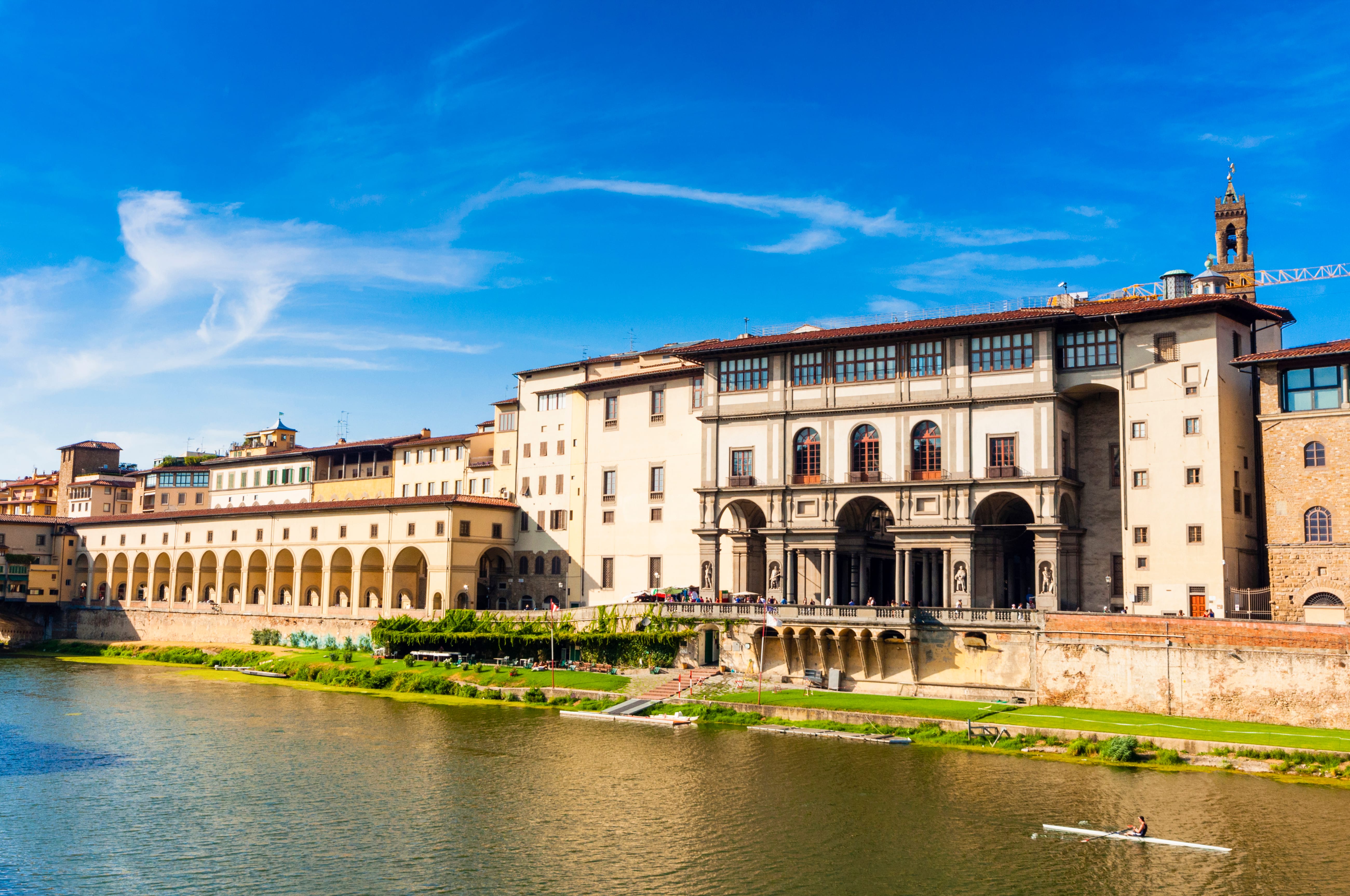 Uffizi Gallery and Arno River